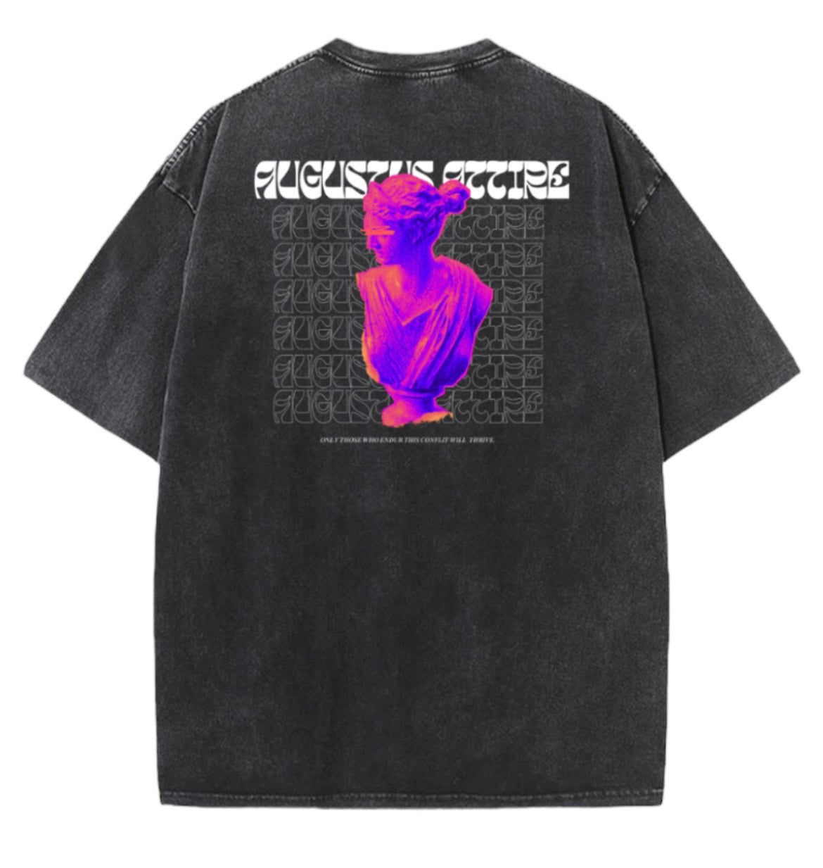 Augustus Attire Front Embroidered (Washed Vintage Black)