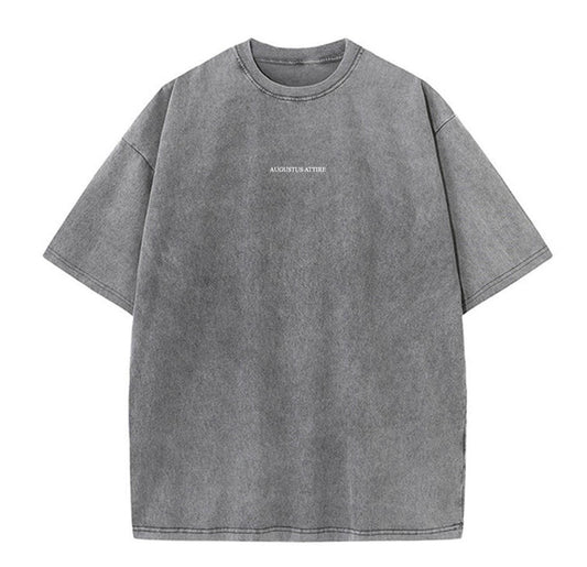 Augustus Attire Front Embroidered (Washed Grey)