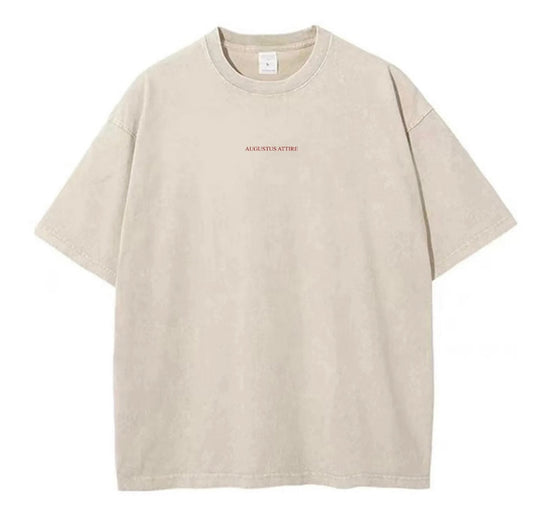 Augustus Attire Front Embroidered (Washed Cream)